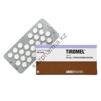 Лиотиронин Tiromel 1 таблетка 25мкг (100 таблеток) Костанай
