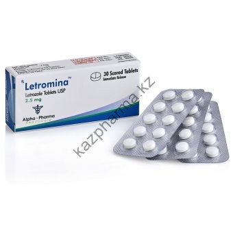 Letromina (Летрозол) Alpha Pharma 30 таблеток (1таб 2.5 мг) - Костанай