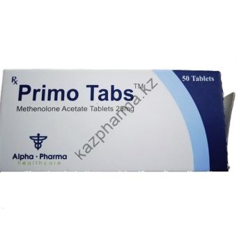 Примоболан Primo Tabs Alpha Pharma 50 таблеток (25 мг/1 таблетка)  - Костанай