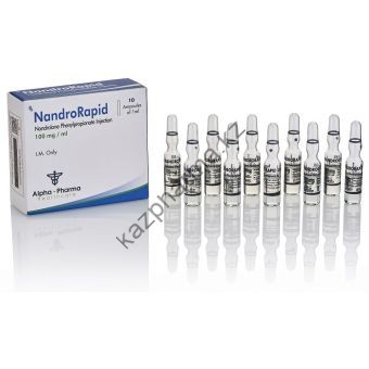 Нандролон фенилпропионат Alpha Pharma NandroRapid (Дураболин) 10 ампул по 1мл (1амп 100 мг) - Костанай