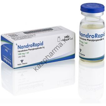 Нандролон фенилпропионат NandroRapid (Дураболин) Alpha Pharma балон 10 мл (100 мг/1 мл) - Костанай