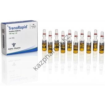 Тренболон ацетат Alpha Pharma (TrenaRapid) 10 ампул по 1мл (1амп 100 мг) - Костанай