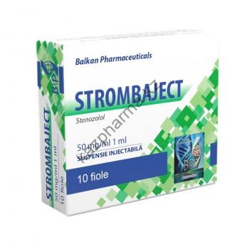 Станозолол, Винстрол Balkan Strombaject aqua 10 ампул по 1мл (1амп 50 мг) - Костанай