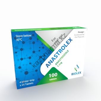Анастрозол Biolex 100 таблеток (1 таб 1 мг) Костанай
