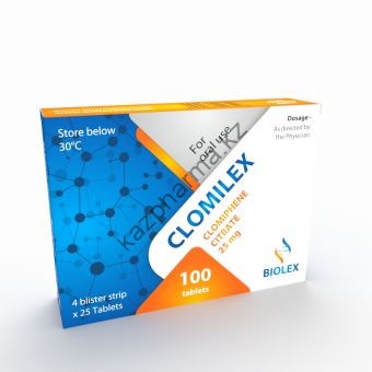 Кломид Biolex 100 таблеток (1таб 25 мг) Костанай