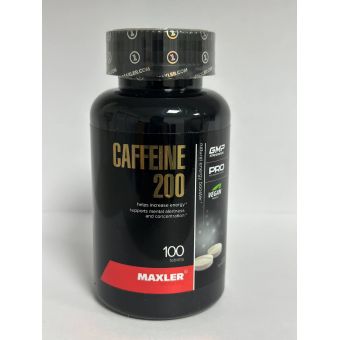 Кофеин Maxler 100 таблеток по 200 мг Костанай