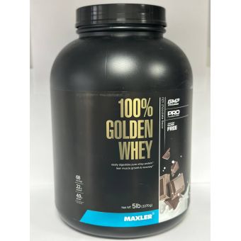 Протеин Maxler 100% Golden Whey 5 Ibs 2270 грамм (68 порц) Костанай