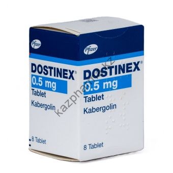 Каберголин Dostinex 8 таблеток (1 таб 0.5 мг)  Костанай