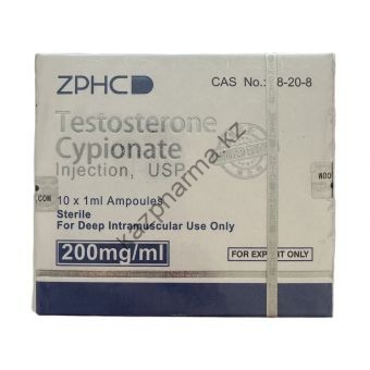 Тестостерон ципионат ZPHC (Testosterone Cypionate) 10 ампул по 1мл (1амп 250 мг) - Костанай
